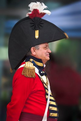 Well-Fed Redcoat Officer with Scary Hat