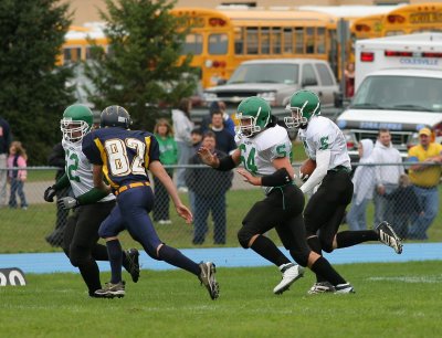 Shane O'Neil using his blockers