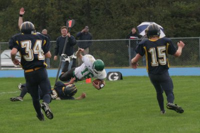 Evan Tripicco scoring on a quarterback running play - photo submitted by Mike O'Brien