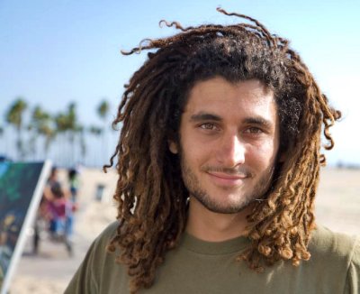 Venice Beach performer