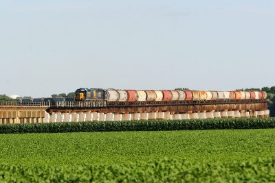 A nice leader on this NB grain train