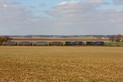 NB coal train at middle Kings