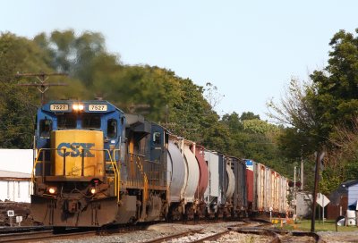 CSX 7527 Princeton IN 04 Oct 2009