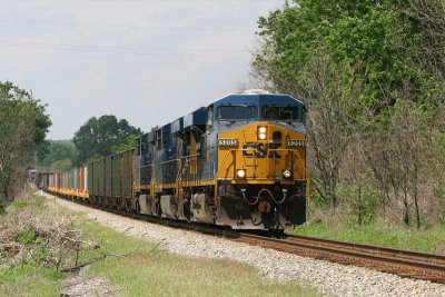 CSX 5205 Q647 Atherton IN 08 June 2008