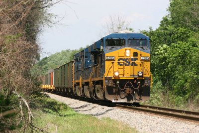 CSX 5205 Q647 North Terre Haute IN 08 June 2008