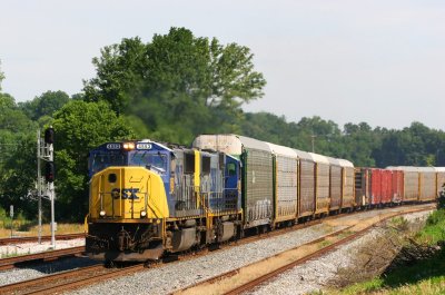 CSX 4553 Q247 Princeton IN 22 June 2008