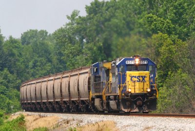 CSX 8571 Purcell IN 06 July 2008
