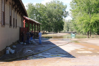 Pumping out the Depot Basement