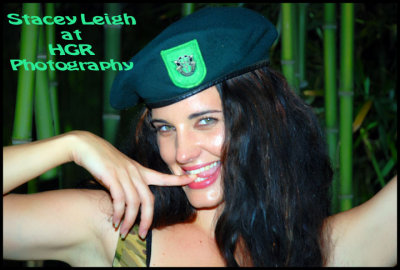 HGRP Model Stacey Leigh in the Green