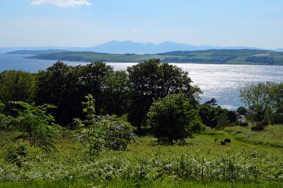Mountains and Firth of Clyde