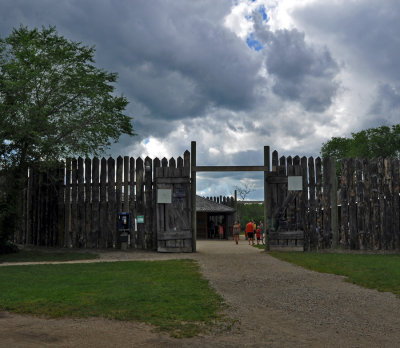 Compound gate at Spruce Woods Park, Manitoba