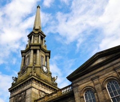 Town Hall spire in Ayr