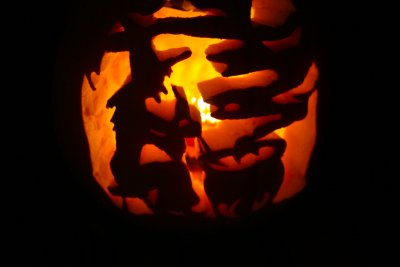 Witches Cauldron Jack-o-lantern