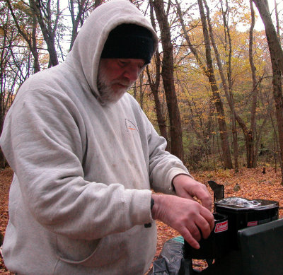 Ken making some java