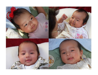 Four Baby Smiles