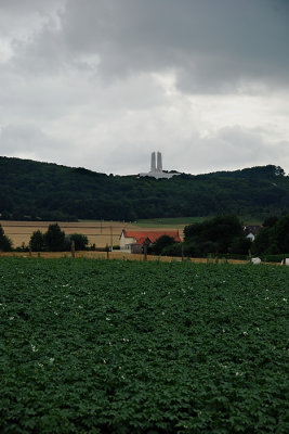 Canadian Vimy Memorial viewed from a distance