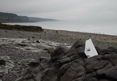 Black Rock Light - foggy morning on the Bay of Fundy