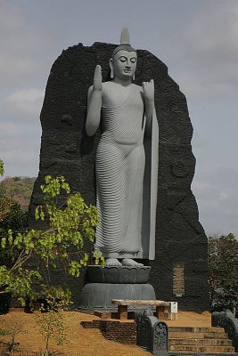 A statue of the Buddha at Polonnaruwa