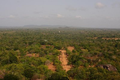View from the top of Sigiriya Rock.
