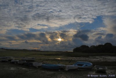 Boats in the Emsworth Estuary