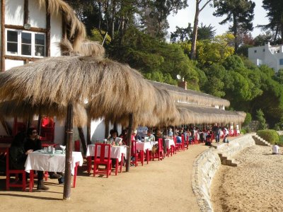 Restaurant at beach - Pisca sours
