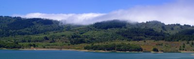 crystal springs reservoir  lake fog