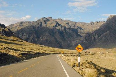 Road to Ayacucho, thankfully paved