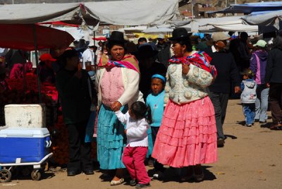 Walking around the market, Puno