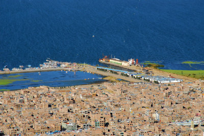 Port of Puno from Cerro Asogini