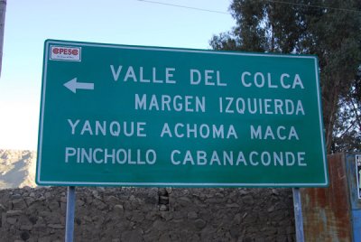 Valle del Colca - left (south) rim