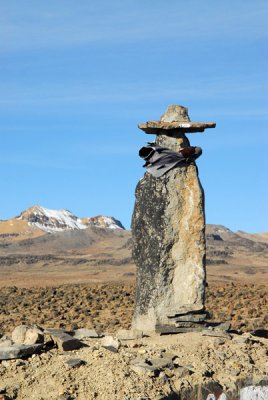 Cowboy of piled stones - Mirador Los Andes
