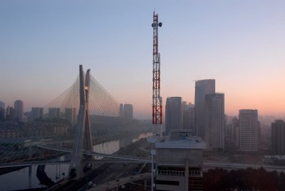 Early morning view from the Grand Hyatt So Paulo - Morumbi