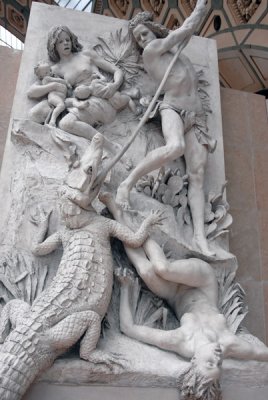 Plaster model of The Nubians for the Museum of Natural History, Paris