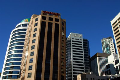 Suncorp & Oracle Buildings, downtown Brisbane