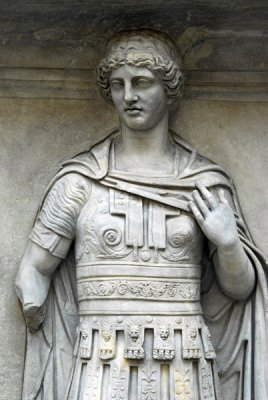bas relief statue from the Temple of Hadrian