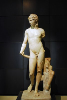 Statue of Eros (or Thanatos) - Roman copy of a 4th C. BC original