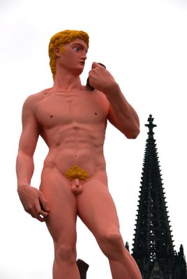 David as a blond, Cologne