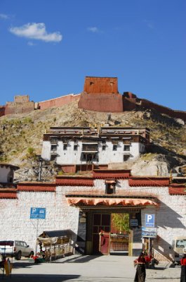 Main entrance, Pelkor Chde Monastery