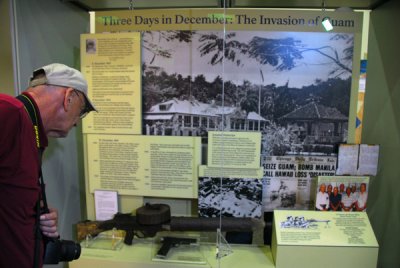 War in the Pacific National Historic Park visitor's center, the Invasion of Guam