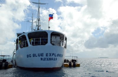 Big Blue Explorer, a live-aboard dive boat from Batangas in the Philippines