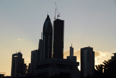 Sheikh Zayed Road, late afternoon