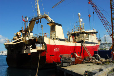 Commercial fishing vessel, the Langvin, Aalesund
