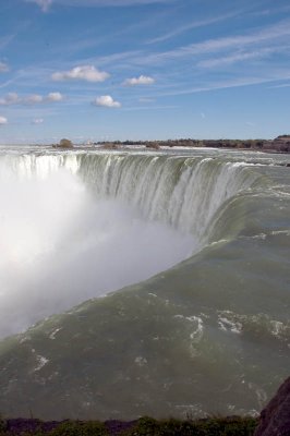 pouring into a hole