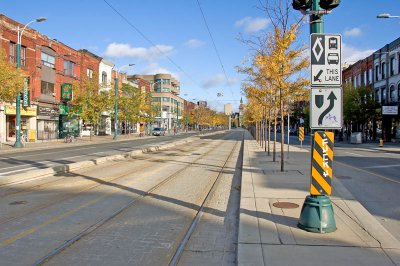 spadina ave on a sunday morning