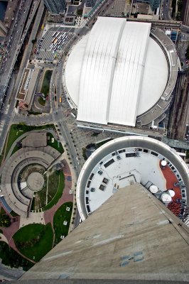 from skypod, looking straight down
