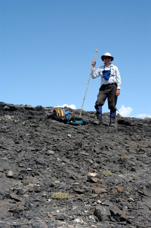 On the summit of Floating Island