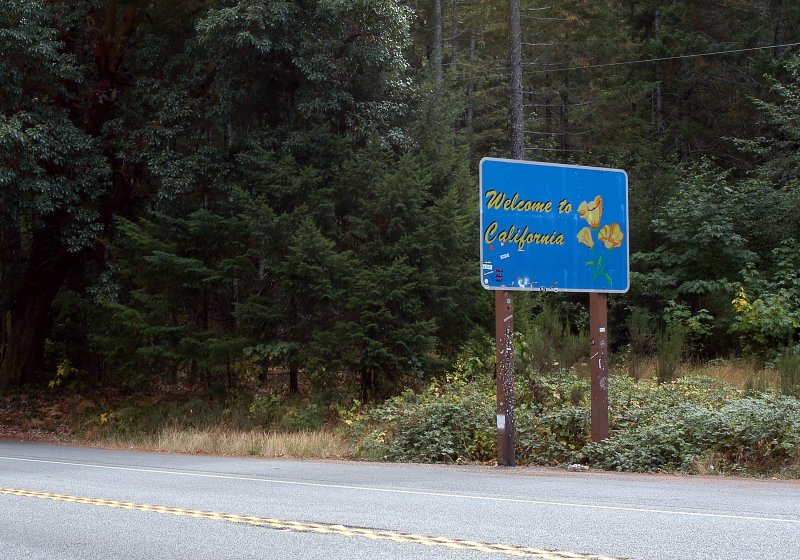 Welcome to California---even if your camera dies
