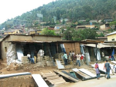 Kigali street stalls