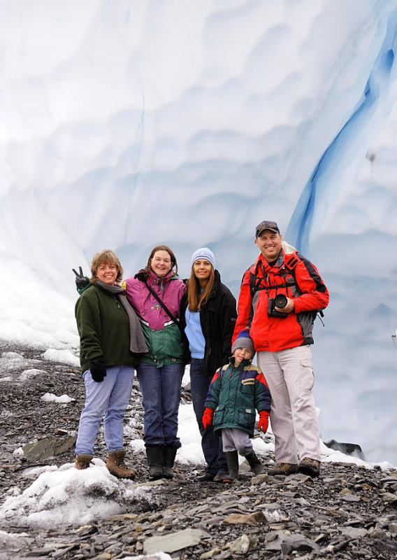 Matanuska Glacier Family Photos