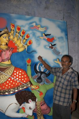 Shova Bazar Rajbati (palace) artist